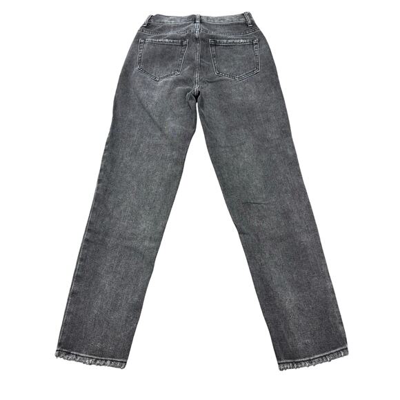 PacSun Jeans Women’s Size 24 (25x27) Black Button Fly Ultra High‎ Rise Slim Worn - Picture 2 of 15